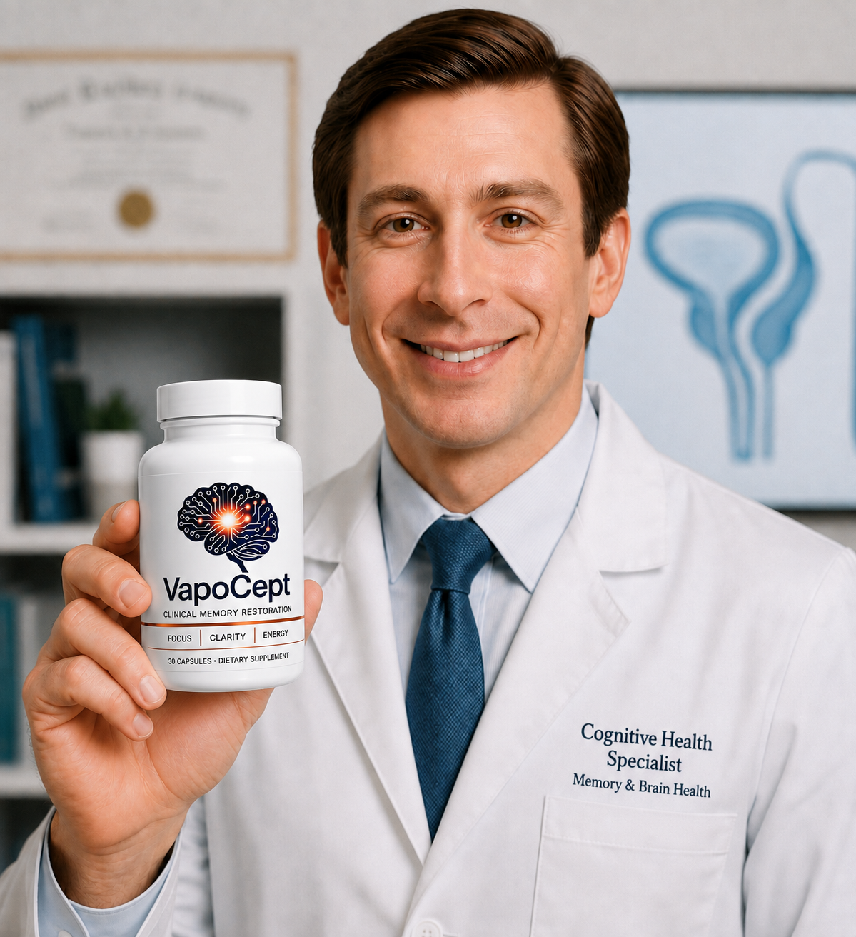 Expert recommending VapoCept